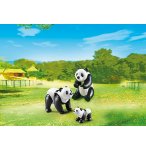 PLAYMOBIL ZOO 6652 FAMILLE DE PANDAS