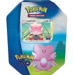 POKEBOX LEUPHORIE 200 PV - CARTE A COLLECTIONNER POKEMON - BOITE METAL BLEUE