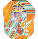 POKEBOX MOTISMA 190 V - CARTE A COLLECTIONNER POKEMON - BOITE METAL ORANGE