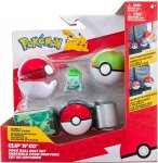 POKEMON CLIP 'N' GO : CEINTURE DU DRESSEUR AVEC POKEBALL ET FAIBLO BALL + FIGURINE BULBIZARRE - BANDAI