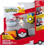 POKEMON CLIP 'N' GO : CEINTURE DU DRESSEUR AVEC PREMIER BALL ET RAPIDE BALL + FIGURINE FLAMBINO - BANDAI