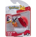 POKEMON CLIP 'N' GO : GRUIKUI ET SA POKE BALL - POKEBALL - FIGURINE - BANDAI - 38259