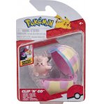 POKEMON CLIP 'N' GO : MELOFEE ET SA SOIN BALL - SOINBALL - FIGURINE - BANDAI - 38260