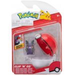 POKEMON CLIP 'N' GO : MORPEKO  MODE AFFAME ET SA POKE BALL - POKEBALL - FIGURINE - BANDAI - 37716