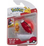 POKEMON CLIP 'N' GO : POUSSIFEU ET SA POKE BALL - POKEBALL - FIGURINE - BANDAI - 37715