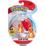 POKEMON CLIP 'N' GO : SALAMECHE ET SA POKE BALL - POKEBALL - FIGURINE - TOMY - 37249