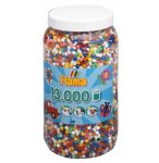 POT DE 13000 PERLES A REPASSER HAMA MIDI COULEURS ASSORTIES - 211-00