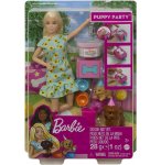 POUPEE BARBIE LA FETE DES CHIENS + 2 CHIENS + ACCESSOIRES - ANNIVERSAIRE - MATTEL - GXV75