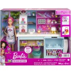 POUPEE BARBIE METIER : LA CUISINE DE BARBIE AVEC 20 ACCESSOIRES + 1 POUPEES MANNEQUINS - MATTEL - MATTEL - HGB73