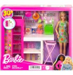POUPEE BARBIE METIER : LA CUISINE DE BARBIE AVEC 31 ACCESSOIRES + 1 POUPEE MANNEQUIN - MATTEL - HJV38
