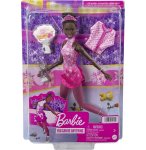 POUPEE BARBIE METIER : PATINEUSE ARTISTIQUE + ACCESSOIRES - SPORT DE GLACE - MATTEL - HCN31