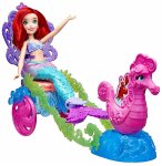 POUPEE PRINCESSE ARIEL LA PETITE SIRENE ET SON HIPPO-CARROSSE - DISNEY - HASBRO - E1699