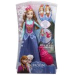 POUPEE REINE DES NEIGES : ANNA COULEUR ROYALE - DISNEY FROZEN - MATTEL - BDK32