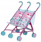 POUSSETTE CANNE DOUBLE TWIN STROLLER POUPONS BABY BORN - ZAPF CREATION