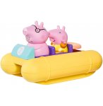 PULL GO LE PEDALO DE PEPPA PIG AVEC PAPA PIG - FIGURINE PEPPA LE COCHON - JOUET DE BAIN - TOMY 