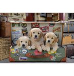 PUZZLE 3 CHIOTS DANS LA VALISE 500 PIECES - COLLECTION ANIMAUX - EDUCA - 17645