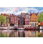 PUZZLE AMSTERDAM MAISONS DANSANTES 1000 PIECES - COLLECTION PAYS-BAS - EDUCA 18458