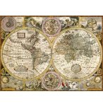 PUZZLE ANCIENNE CARTE DU MONDE 3000 PIECES - COLLECTION PAYS - CLEMENTONI 33531