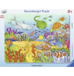 PUZZLE AVEC CADRE - LES ANIMAUX MARINS 11 PIECES - RAVENSBURGER - 061495