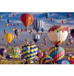 PUZZLE BALLONS DIRIGEABLES / MONTGOLFIERES 1500 PIECES - COLLECTION PAYSAGE - EDUCA - 17977