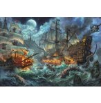 PUZZLE BATEAU PIRATES ET LES CREATURES DE LA MER 6000 PIECES - COLLECTION OCEAN ET BATEAU - CLEMENTONI 36530