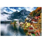 PUZZLE BORD DU LAC D'HALLSTATT, AUTRICHE 1500 PIECES - PAYSAGE, MONTAGNE, ALPES - EDUCA - 19939