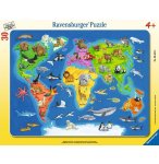 PUZZLE CADRE LES ANIMAUX DU MONDE 30 PIECES - RAVENSBURGER - 06641