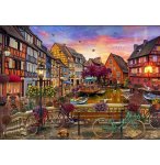 PUZZLE  CANAL DE COLMAR 3000 PIECES - COLLECTION VILLE DE FRANCE - EDUCA 19051