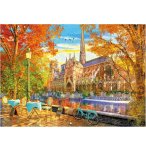 PUZZLE CATHEDRALE NOTRE-DAME DE PARIS EN AUTOMNE 1000 PIECES - COLLECTION EGLISE - EDUCA 19936