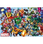 PUZZLE COMICS HEROS MARVEL : HULK SPIDER MAN FLASH CAPTAIN AMERICAN 1000 PIECES - COLLECTION SUPER HEROES - EDUCA 15193