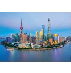 PUZZLE COUCHE DE SOLEIL A SHANGHAI 1000 PIECES - COLLECTION PAYS ASIE CHINE - EDUCA 19254