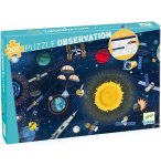 PUZZLE D'OBSERVATION L'ESPACE : FUSEE PLANETE SATELLITE 200 PIECES - DJECO - DJ07413