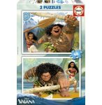 PUZZLE DISNEY VAIANA ET MAUI 2 X 48 PIECES - EDUCA - 16952