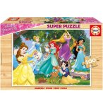 PUZZLE EN BOIS DISNEY LES PRINCESSES 100 PIECES - EDUCA - 17628