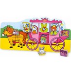 PUZZLE EN BOIS ENFANT A ENCASTRER CARROSSE 7 PIECES - VILAC - 2487