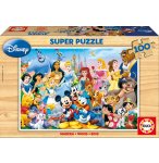 PUZZLE EN BOIS MERVEILLEUX MONDE DE DISNEY 100 PIECES - EDUCA - 12002