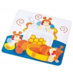 PUZZLE ENFANT EN BOIS DOUBLE FACE ABEILLES 9 PIECES - SEVI - 82074