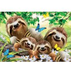 PUZZLE FAMILLE DE PARESSEUX DANS LA FORET 500 PIECES - COLLECTION ANIMAUX - EDUCA - 18450