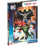 PUZZLE FLASH SUPERMAN BATMAN ET LANTERN - 104 PIECES - COLLECTION MARVEL - CLEMENTONI 