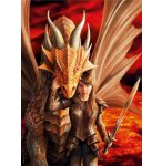 PUZZLE FORCE INTERIEUR 1000 PIECES - ANNE STOKES - COLLECTION DRAGON - CLEMENTONI - 39464