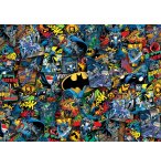 PUZZLE IMPOSSIBLE BATMAN : JOCKER ROBIN BATMOBILE 1000 PIECES - COLLECTION SUPER HEROES DC - CLEMENTONI 39575
