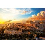 PUZZLE L'ACROPOLE D 'ATHENES 1000 PIECES - COLLECTION MONUMENT DE GRECE - EDUCA 18489