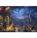 PUZZLE LA BELLE ET LA BETE DISNEY 1000 PIECES - THOMAS KINKADE, DESSIN ANIME - SCHMIDT - 59484