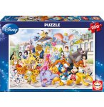 PUZZLE LA PARADE DES HEROS DISNEY : 101 DALMATIENS - BAMBI - BALOO - ALADDIN  200 PIECES - EDUCA - 13289