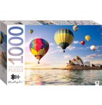 PUZZLE LES MONTGOLFIERES SURVOLENT L'OPERA DE SYDNEY 1000 PIECES - COLLECTION VILLE D'AUSTRALIE