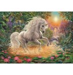PUZZLE LICORNE BLANCHE DANS LA FORET ENCHANTEE 1000 PIECES - COLLECTION MONDE FANTASTIQUE - RAVENSBURGER 197934