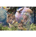 PUZZLE LOUP AU CLAIR DE LUNE 3000 PIECES - COLLECTION ANIMAUX SAUVAGES - RAVENSBURGER - 17033
