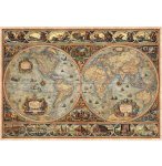 PUZZLE MAPPEMONDE 1000 PIECES - COLLECTION VIEILLE CARTE DU MONDE - EDUCA 20173