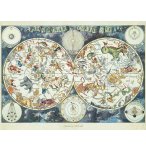 PUZZLE MAPPEMONDE DES ANIMAUX FANTASTIQUES 1500 PIECES - COLLECTION ANIMAUX PREHISTORIQUES - RAVENSBURGER 160037