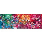 PUZZLE MICKEY ET MINNIE DONALD RIRI FIFI LOULOU : SOIREE DISCO 1000 PIECES - COLLECTION PANORAMA DISNEY - CLEMENTONI - 39660